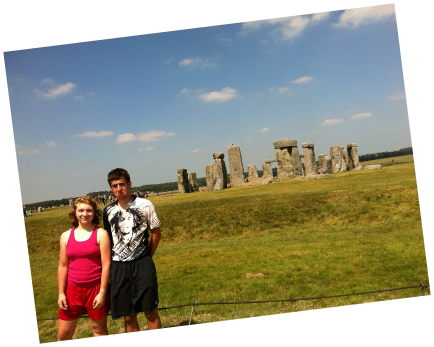 Teen Treks European Grand Tour visits Stonehenge England during the bicycle tour
